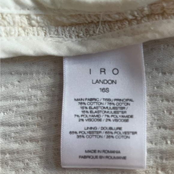 IRO PARIS LANDON BOUCLE JACKET, SIZE 40 (US 8-10). - Picture 7 of 14